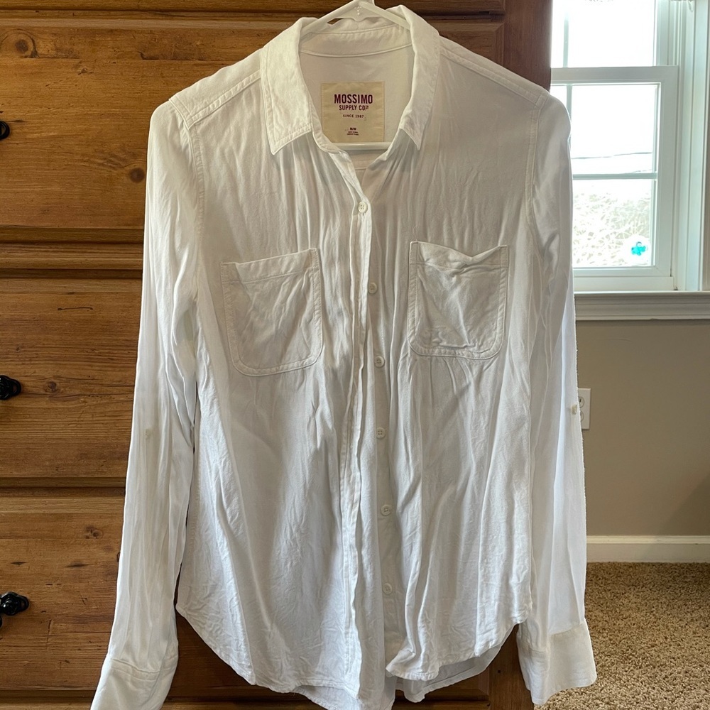 Mossimo White Blouse